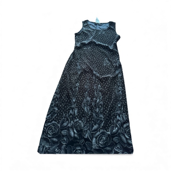 Girls long Maxi dress size 7/8 - Picture 1 of 5
